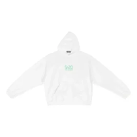 5:20 Sudadera con capucha y diseño gráfico «Blanco Verde» 674986TMVL69164