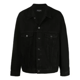 Alquiler de ropa: Chaqueta de Denim de corte holgado «Negro» 675206TEW051105