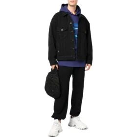 Alquiler de ropa: Chaqueta de Denim de corte holgado «Negro» 675206TEW051105