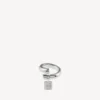 Anillo con etiqueta Saint-Germain para mujer en plata brillante Anillo con etiqueta Saint-Germain para mujer en plata brillante