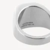 Anillo de sello Nano en plata brillante Anillo de sello Nano en plata brillante