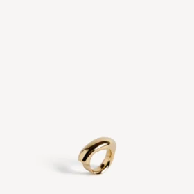 Anillo Eisa en oro brillante