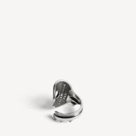 Anillo Neverlost para hombre en plata antigua