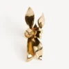 Anillo para el meñique «Bloom» para mujer en oro brillante Anillo para el meñique «Bloom» para mujer en oro brillante