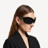 Aretes de aro nano para mujer en oro brillante Aretes de aro nano para mujer en oro brillante