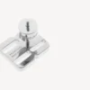 Aretes de botón Nano XS en plata