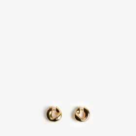 Aretes Eisa XS para mujer en oro brillante