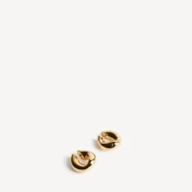 Aretes Eisa XS para mujer en oro brillante