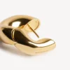 Aretes Eisa XS para mujer en oro brillante