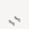Aretes Melrose B XS para hombre en plata antigua Aretes Melrose B XS para hombre en plata antigua