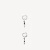 Aretes Melrose B XS para hombre en plata antigua Aretes Melrose B XS para hombre en plata antigua