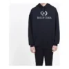 Balenciaga BB para hombre con logo impreso en el pecho, negro 556143TDV521000