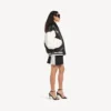 Balenciaga | Chaqueta universitaria de colaboración con la NBA en negro/blanco Balenciaga | Chaqueta universitaria de colaboración con la NBA en negro/blanco