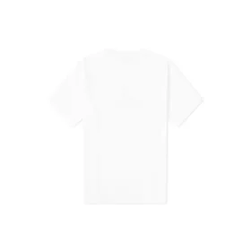 Balenciaga para hombre, camiseta de cuello redondo y manga corta con estampado «BB Paris», versión retro, color blanco 594579TGV609000