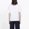 Balenciaga para hombre, camiseta de cuello redondo y manga corta con estampado «BB Paris», versión retro, color blanco 594579TGV609000