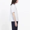 Balenciaga para hombre, camiseta de cuello redondo y manga corta con estampado «BB Paris», versión retro, color blanco 594579TGV609000