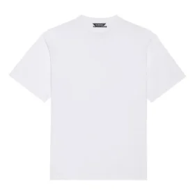 Balenciaga para hombre, camiseta de manga corta con cara sonriente, color blanco, 651795TKV769140