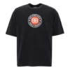 Balenciaga para hombre, camiseta de manga corta con logo circular «BB Alphabet», color negro, 641614TJV761000
