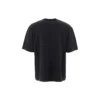 Balenciaga para hombre, camiseta de manga corta con logo circular «BB Alphabet», color negro, 641614TJV761000