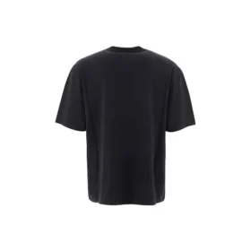 Balenciaga para hombre, camiseta de manga corta con logo circular «BB Alphabet», color negro, 641614TJV761000