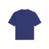 Balenciaga para hombre, colección Otoño-Invierno 2021, camiseta de punto retro de manga corta, azul marino, 612966TKVD33967