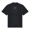 Balenciaga para hombre, colección Otoño-Invierno 2021, Couture Alphabet, cuello redondo, manga corta, negro 651795TJV901070