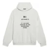 Balenciaga para hombre, colección Otoño-Invierno 2021, «Hi My Name Is», estampado de letras, manga larga, blanco, 651799TKVF29081