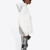 Balenciaga para hombre, colección Otoño-Invierno 2021, «Hi My Name Is», estampado de letras, manga larga, blanco, 651799TKVF29081