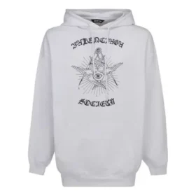 Balenciaga para hombre con estampado de letras, blanco 570811TJVE99000