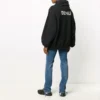 Balenciaga para hombre con estampado de letras, Dfil Sports Classic, negro, 641679TJVE51000