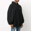 Balenciaga para hombre con estampado de letras, Dfil Sports Classic, negro, 641679TJVE51000