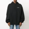 Balenciaga para hombre con estampado de letras, Dfil Sports Classic, negro, 641679TJVE51000