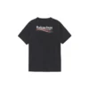 Balenciaga para hombre con estampado de letras, manga corta, negro 641675TIV521070