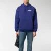 Balenciaga para hombre con estampado del logotipo, clásico azul marino 600583TIV531195