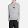 Balenciaga para hombre con estampado del logotipo, gris 570811THV781300
