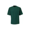 Balenciaga para hombre con estampado del logotipo, manga corta, verde 570805THV803230