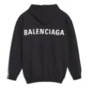 Balenciaga para hombre, con gran logo impreso en la espalda, negro 556143TAV371000