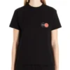 Balenciaga para hombre con logo en el pecho, cuello redondo y manga corta, negro 620967TIV791000