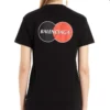 Balenciaga para hombre con logo en el pecho, cuello redondo y manga corta, negro 620967TIV791000