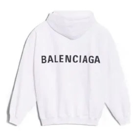 Balenciaga para hombre con logo en la espalda, blanco, 556143TAV379000