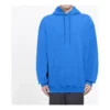 Balenciaga para hombre con logo en la espalda y estampado de letras, azul 570811THV798077