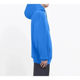 Balenciaga para hombre con logo en la espalda y estampado de letras, azul 570811THV798077