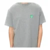 Balenciaga para hombre, con logo impreso en el pecho, manga corta, gris 594579THV631300