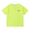 Balenciaga para hombre con logo pequeño, cuello redondo y manga corta, amarillo 620967TJVF77110