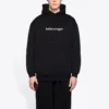 Balenciaga para hombre con logotipo alfabético en negro 570811TIV551070