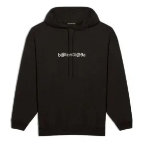 Balenciaga para hombre con logotipo simbólico en el pecho, negro 570811TIV511070