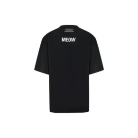 Balenciaga para hombre, de manga corta y cuello redondo, largo medio, negro 641614TJVG81000 Balenciaga para hombre, de manga corta y cuello redondo, largo medio, negro 641614TJVG81000
