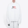 Balenciaga para hombre, estampado de letras, holgadas, blancas 620973TIVD49000