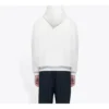 Balenciaga para hombre, logotipo creativo en el pecho, estilo retro, blanco 570811TIV519040