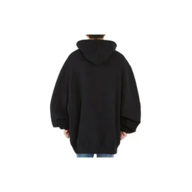 Balenciaga para hombre, negro, con eslogan impreso, negro 641679TJV771000 Balenciaga para hombre, negro, con eslogan impreso, negro 641679TJV771000
